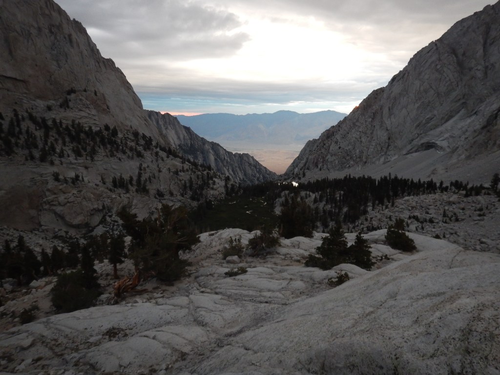 Sunrise over the high desert- Whitney Hike
