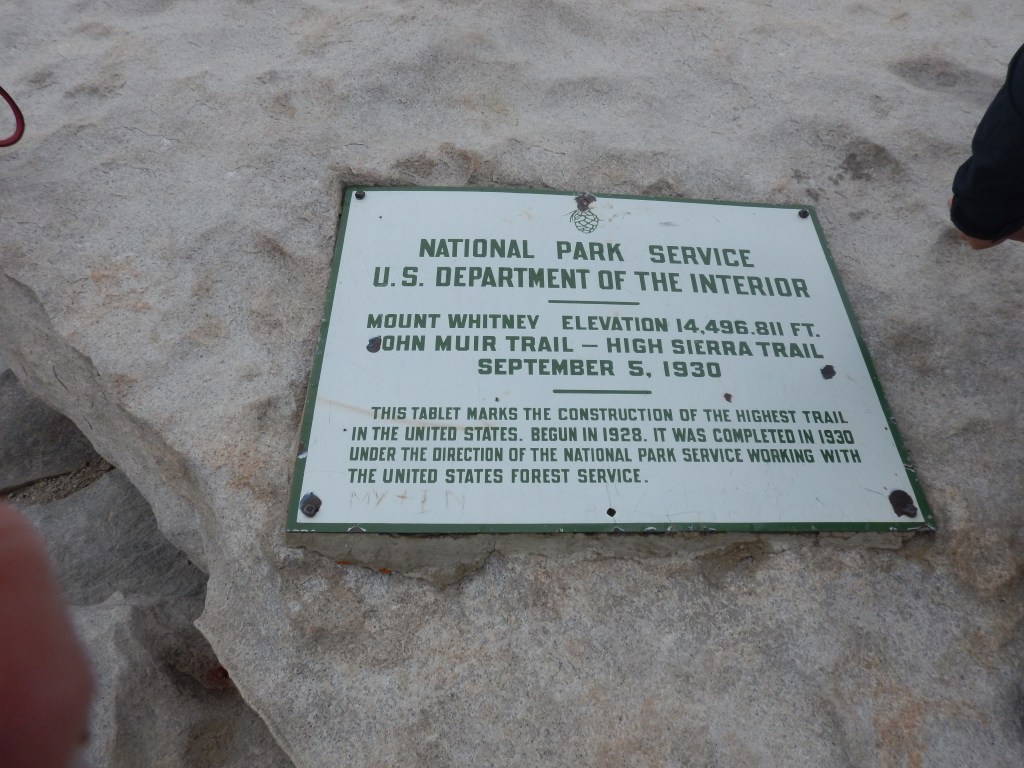 Mount Whitney summit - I made it.