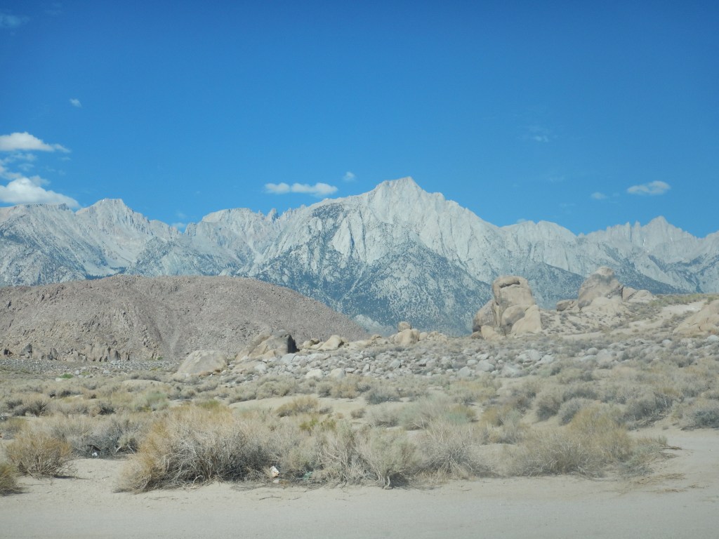 View from the desert - she's a bigun'